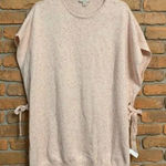 Loft Sweater Womens XS/S Pink Side Tie Speckled Poncho Knit Top Oversized NWT Photo 0