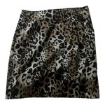 Cato  Brown and Black Animal Print Mini Skirt Photo 0