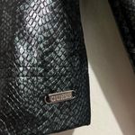 Guess Vintage Dark Green Snakeskin Print Jacket Photo 2