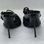 Jessica Rich Lace Up Pumps Women's 37 Black Pointed Toe Whimsygoth Shoes Sandals Size 6.5 Photo 7