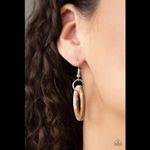 Paparazzi  Necklace ~ Comin In HAUTE - Brown Photo 3