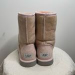 UGG  Australia Classic Short 5825 Leather Lined Winter Boots Light Petal Pink‎ 7 Photo 4
