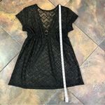 Catalina  Women’s Black Lace Swimsuit Coverup Dress Size Small (4-6) Photo 4