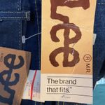 Lee  Ms. Rider Women's Deadstock 1980s Straight Leg Denim Jeans Size 16‎ NWT Blue Photo 5