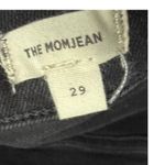 Madewell The Mom Jean Womens 29 Black Distressed Raw Hem High Waist Streetwear Photo 13