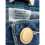 GB Medium Wash Blue Cotton Blend Denim Fringe Hem Skinny Jeans Women's Size 9 Photo 6