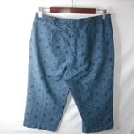 White Stag  8 Embroidered Jeans Capri Pull On Pants Photo 1