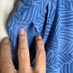 Soft Surroundings  Women's Size XL Cargo Jogger Pants‎ Blue Palm Print Photo 6