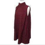 Victoria Beckham Iron Red Burgundy Sleeveless Crepe Mini Dress Size 0 NWT Photo 3