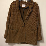 Old Navy  Brown Houndstooth Blazer Photo 0