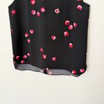 Kate Spade [ New York] Black Cherry Blossom Floral Print Sleeveless Blouse Sz 10 Photo 5