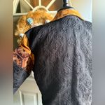 Vintage Flashback cropped embroidered western bolero blazer, size medium Tan Photo 6