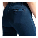 Betabrand  Yoga Classic Straight  Jeans Blue Size XL Photo 4