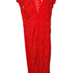 For Love & Lemons  Mariposa Mini Dress Lace V Neck‎ Bodycon Size XS Resortwear Photo 0