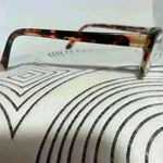 Juicy Couture Adult Eyeglasses Frames Brown Blue Tortoise Gold Photo 5