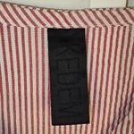 Kadem Sasson Womens Red White Pinstripe Lagenlook Asymmetrical Dress 2 16‎ 18 Size 16P Photo 4