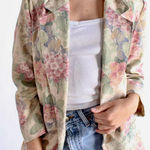 Alfred Dunner  STUNNER 🔥 Floral Blazer - Vintage 80’s Style in Pink and Cream Photo 0