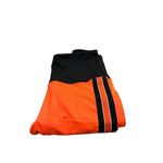 Ruby Ribbon Sport Crop Leggings Orange Black Stripe Size Small NWT Photo 3