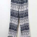 Victoria's Secret PINK Victoria’s Secret Peace Sign Black/Cream Button Down Two Piece Pajama Set Photo 4