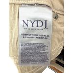 NYDJ Sheri Slim Ankle Jeans Straw Beige Khaki Stretch Lift Tuck NWT Womens Sz 12 Photo 7