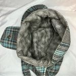 Plaid Shoulder Bag with Button Accents Brown Photo 5