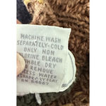 EXPRESS Vintage 90s Tricot Hand Knitted Sweater Medium Leaves Patchwork Boho Photo 7