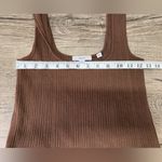 Vince  brown rib flared dress size medium Photo 4