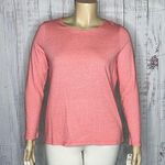 Talbots Woman NWT Size 1X Pink & White Stripe - White Polka Dot Knit Top Shirt Photo 0