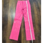 I am gia I.AM.GIA Sheena Pink Faux Leather Straight Leg Pants Size XS Photo 4