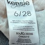 Kensie  Cuffed Bermuda Stretch Medium Wash High Rise Denim Jean Shorts Sz 6/28 Photo 6