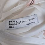 Mac Duggal Ieena for High Low Tiered Chiffon Gown White Size 6 Photo 4