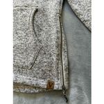 LIE Life Integrity Earth Grey Hood Quarter Button Kangaroo Pocket Hoodie S Gray Photo 3