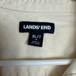 Lands' End  ivory button down shacket long sleeve size XL tall G19 Photo 1