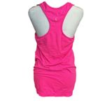 Zyia  hot pink workout top nylon blend activewear details throughout spring - M Photo 2