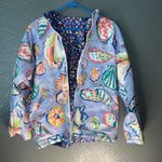 Vintage Abstract Shell Print Reversible Jacket Photo 0