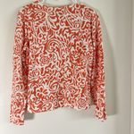 Tommy Hilfiger Size L/G Red & White 100% Cotton Button Down Sweater Cardigan Photo 1