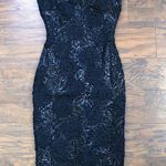 Dress the Population  • Marcella Dress black lace & sequin sheath cap sleeve Photo 0