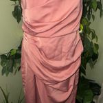 DO+BE  Strapless Tulip Hem Midi Dress in Dusty Rose NWT Size Large Photo 7