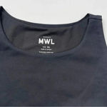 Madewell Women's MWL Form Racerback Crop Top Size XL in Black NWT Photo 3