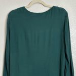 Madewell Smokey Spruce Button Down Novel Dress, Sz Large Photo 7