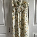 Patterned Maxi Dress Yellow Size M Photo 0