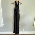 Diane Von Furstenberg DVF Polka Dot Halter Straight Leg Jumpsuit Size 10 Silk‎ Blend Photo 2
