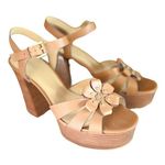 Michael Kors Rare Tara Floral
Embellished Leather Platform Heel
4.5" Sz 10 Boho Photo 0