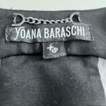 Yoana Baraschi   black faux mesh trim motorcycle jacket XS Photo 2