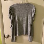 ZARA  soft touch sweater shirt puff shoulder Pearl details Photo 7