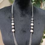 Womens Fashion Multi Beaded Teardrop Necklace Jewellery with Lobster Clasp Photo 1