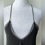 Zadig & Voltaire  small Black silk with Lace trim Camisole Photo 3