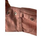 Calvin Klein Jeans  Large Pink Button-Down Shirt Pocket Long Sleeves Lyocell NWT Photo 5