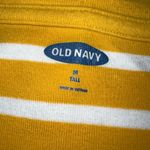 Old Navy Womens Sweater Striped Long Sleeve Tunic Pullover Yellow White Med Tall Photo 5