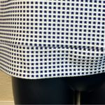 Daniel Cremieux Cremieux Top Women's Size Small Blue White Check Sleeveless with Side Tie NWT Photo 4